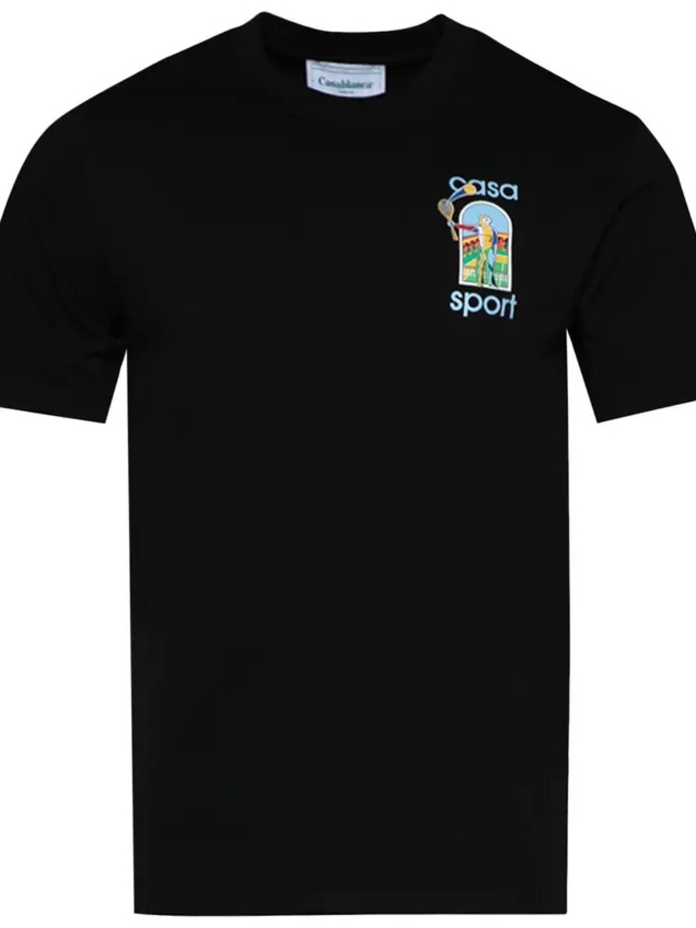 Casa Sport Men's Black Graphic Logo Tee